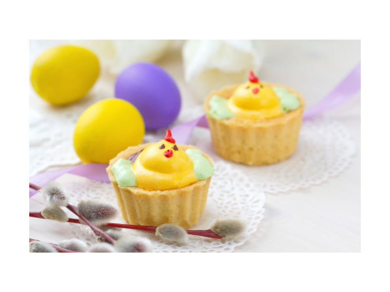 Spring is Nature's way of saying "Let's Party!!!" Party cupcakes with Chickens.