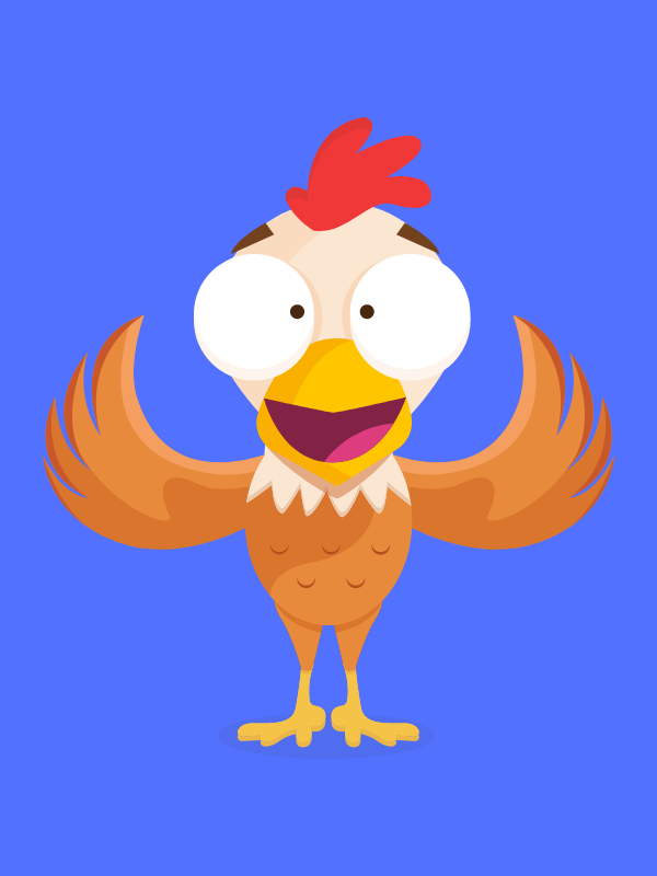 Happiness is an Inside Job. Happy Chicken.